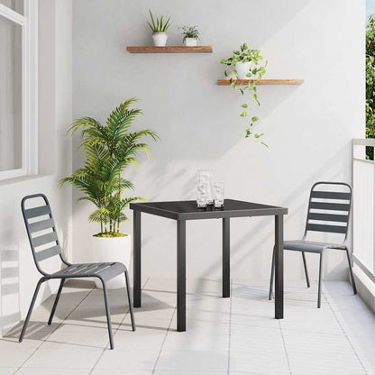 Set da Pranzo per Giardino 3 pcs Antracite