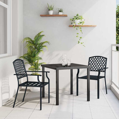 Set da Pranzo per Giardino 3 pcs Antracite