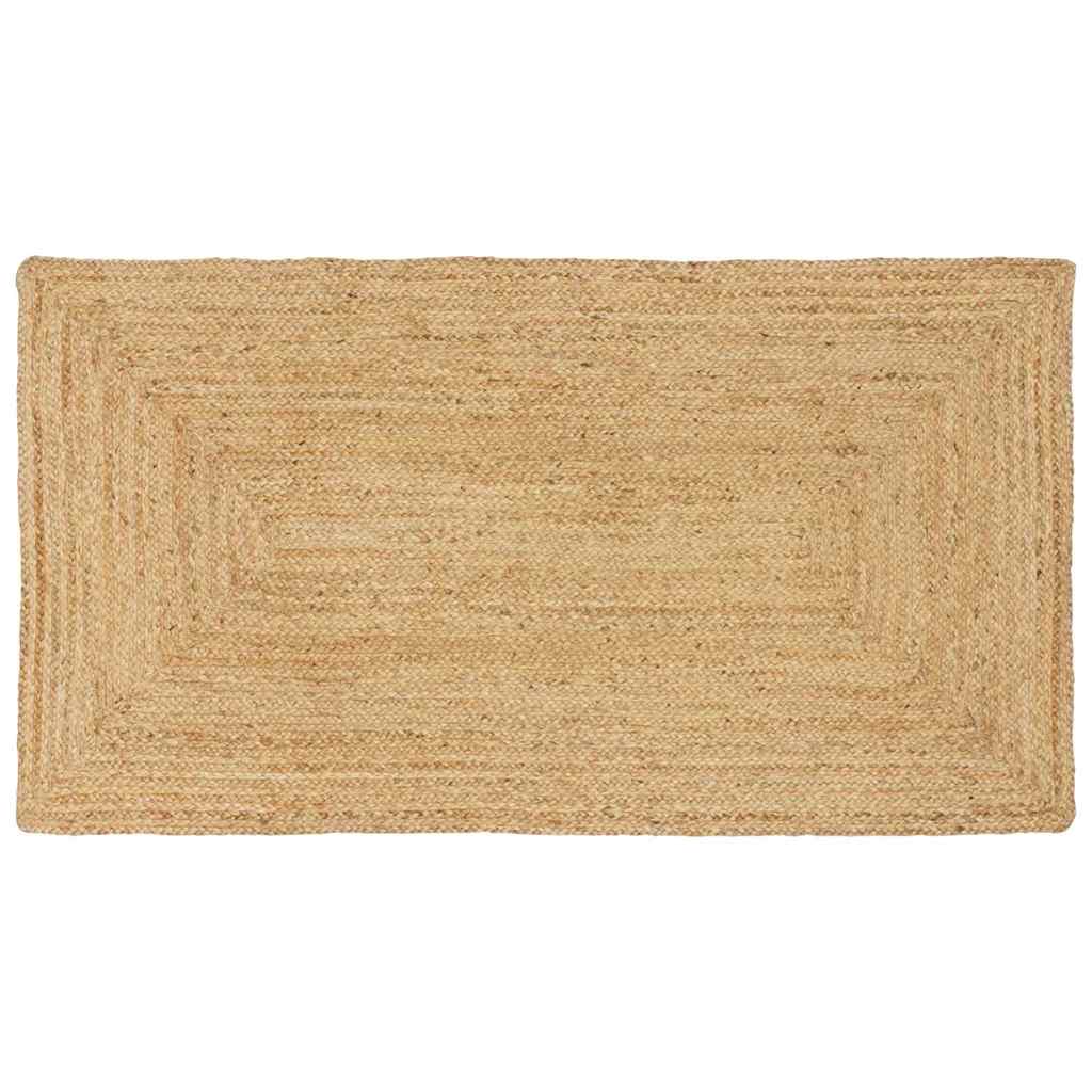 Tappeto da Area Beige 80 x 200 cm Juta