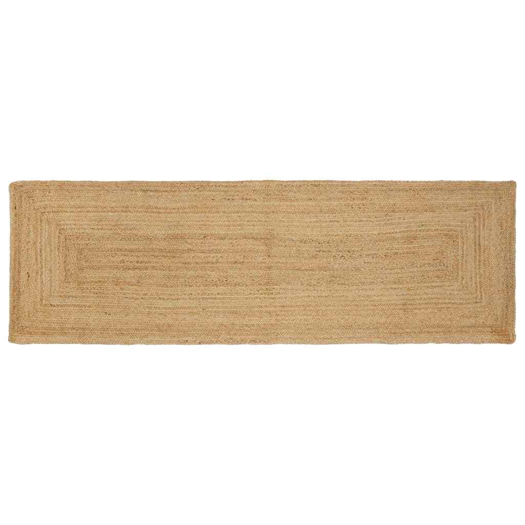 Tappeto da Area Beige 80 x 250 cm Juta