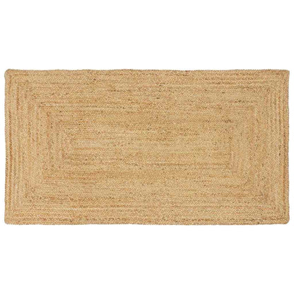 Tappeto da Area Beige 100 x 200 cm Juta