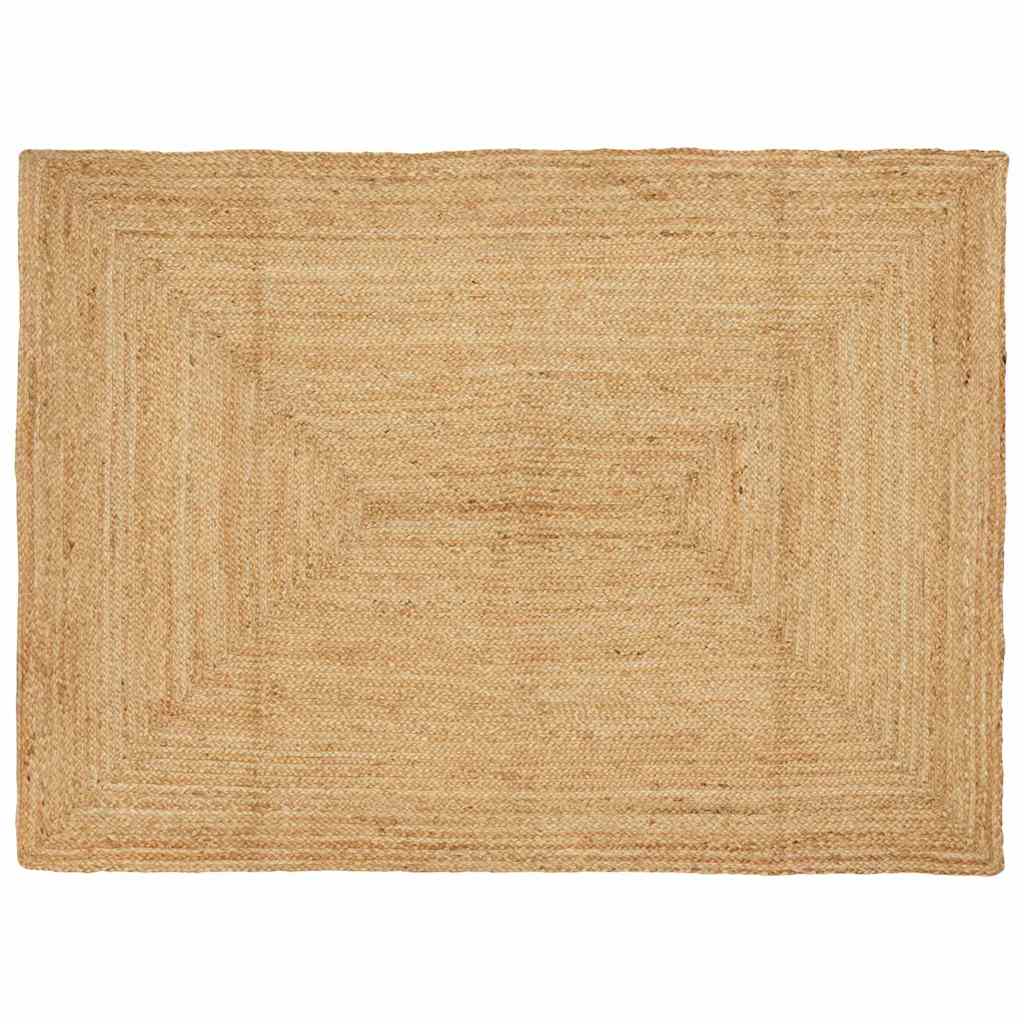 Tappeto da Area Beige 120 x 170 cm Juta
