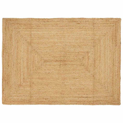 Tappeto da Area Beige 140 x 200 cm Juta