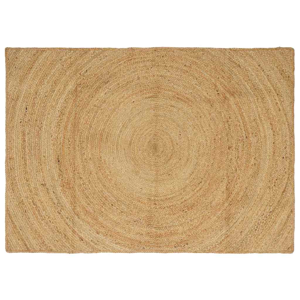 Tappeti per area Rettangolare Marrone 140 x 200 cm Juta