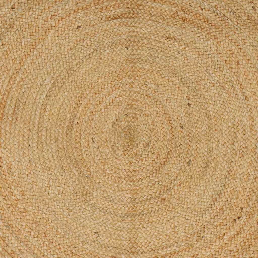 Tappeti per area Quadrato Marrone 160 x 160 cm Juta
