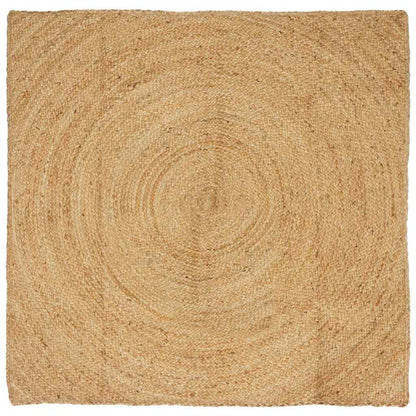 Tappeti per area Quadrato Marrone 160 x 160 cm Juta