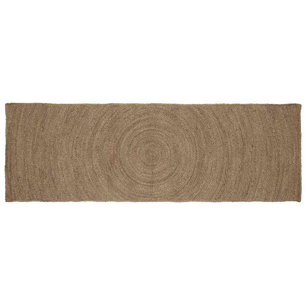 Tappeti per area Rettangolare Grigio 80 x 250 cm Juta