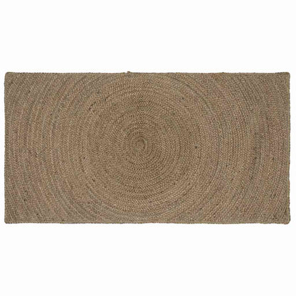 Tappeti per area Rettangolare Grigio 100 x 200 cm Juta