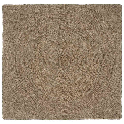 Tappeti per area Quadrato Grigio 160 x 160 cm Juta