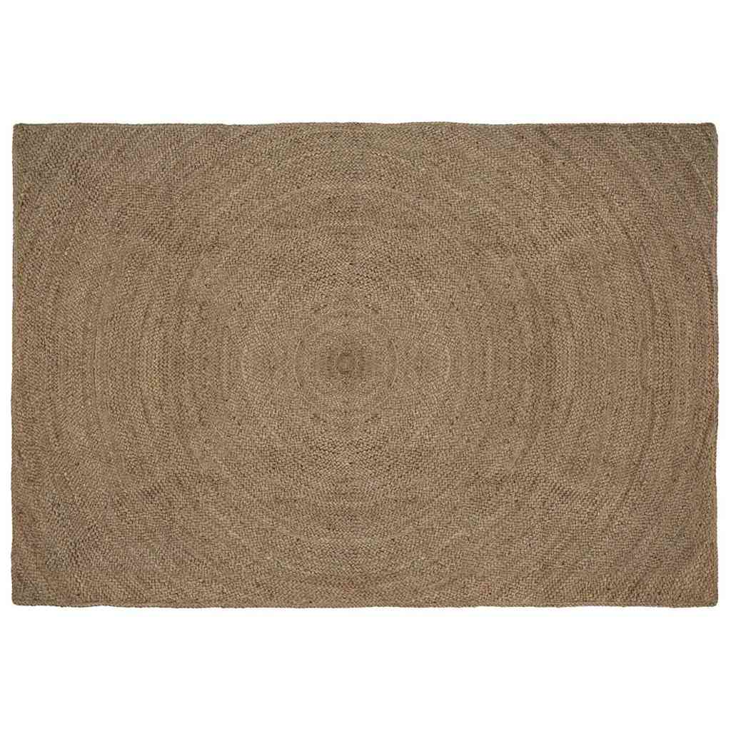 Tappeti per area Rettangolare Grigio 160 x 230 cm Juta