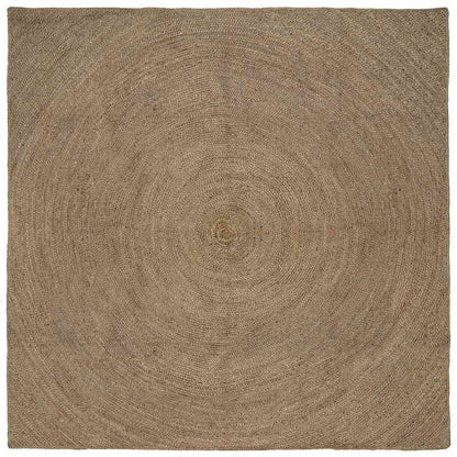 Tappeti per area Quadrato Grigio 200 x 200 cm Juta