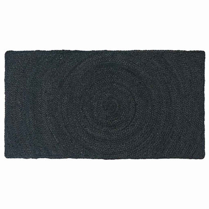 Tappeti per area Rettangolare Grigio scuro 60 x 110 cm Juta