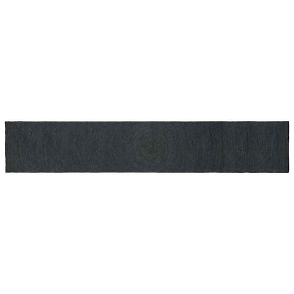 Tappeti per area Rettangolare Grigio scuro 60 x 400 cm Juta