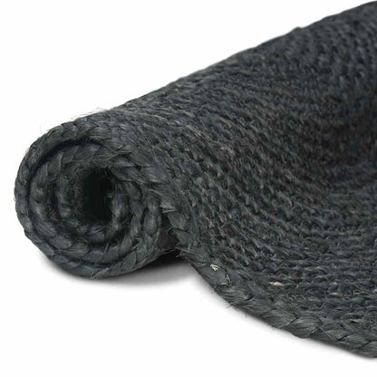 Tappeti per area Rettangolare Grigio scuro 100 x 200 cm Juta