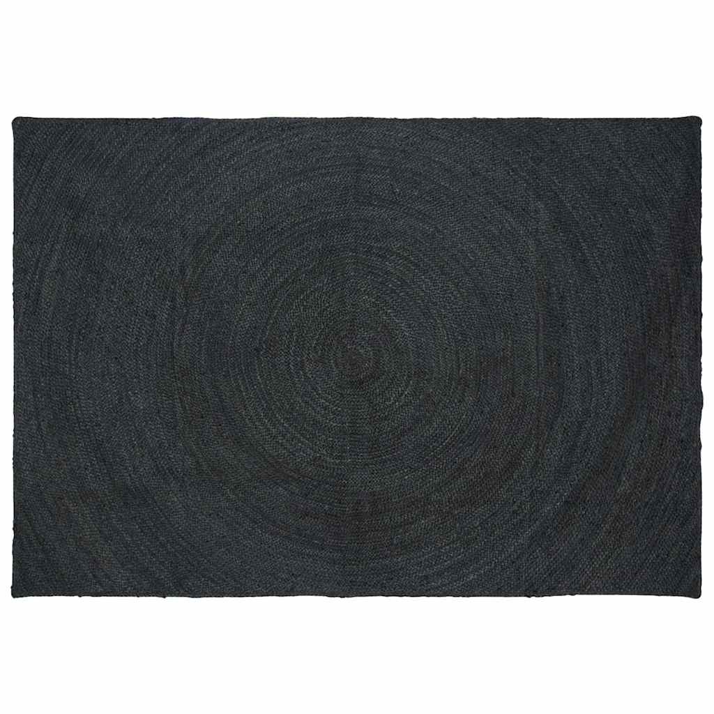 Tappeti per area Rettangolare Grigio scuro 240 x 340 cm Juta
