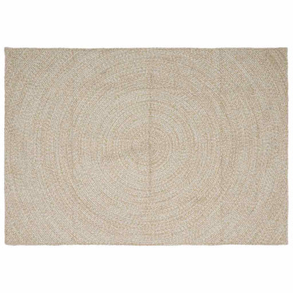 Tappeti per area Naturale e Bianco 200 x 290 cm Juta