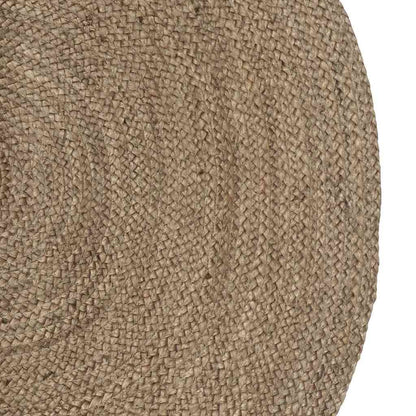 Tappeti per area Ovale Grigio 122 x 183 cm Juta