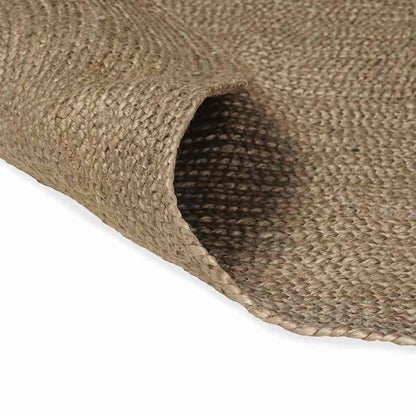 Tappeti per area Ovale Grigio 152 x 245 cm Juta