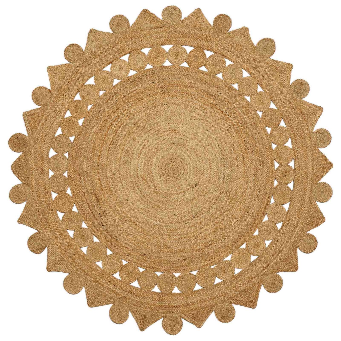 Tappeto Marrone ÃƒËœ 180 cm Juta