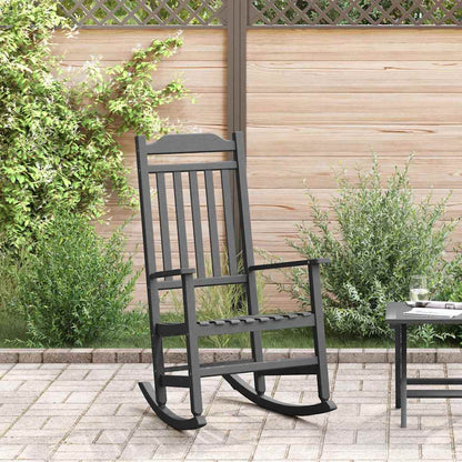 Sedia a dondolo Nero 84 x 65 x 114 cm Resina