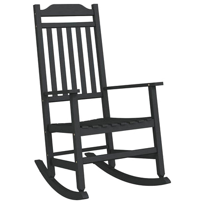 Sedia a dondolo Nero 84 x 65 x 114 cm Resina