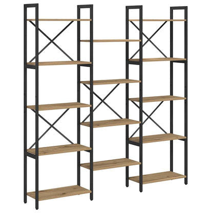 Libreria Rovere artigianale 156 x 25 x 167 cm Legno multistrato