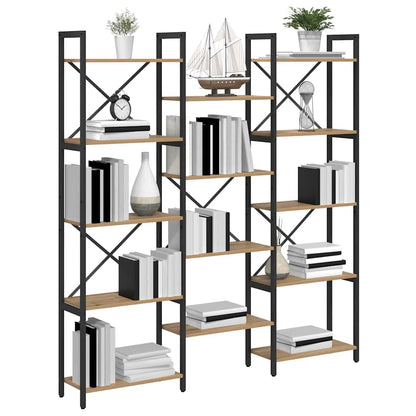 Libreria Rovere artigianale 156 x 25 x 167 cm Legno multistrato