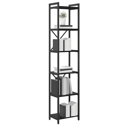 Libreria Rovere Nero 40 x 30 x 189,5 cm Legno multistrato