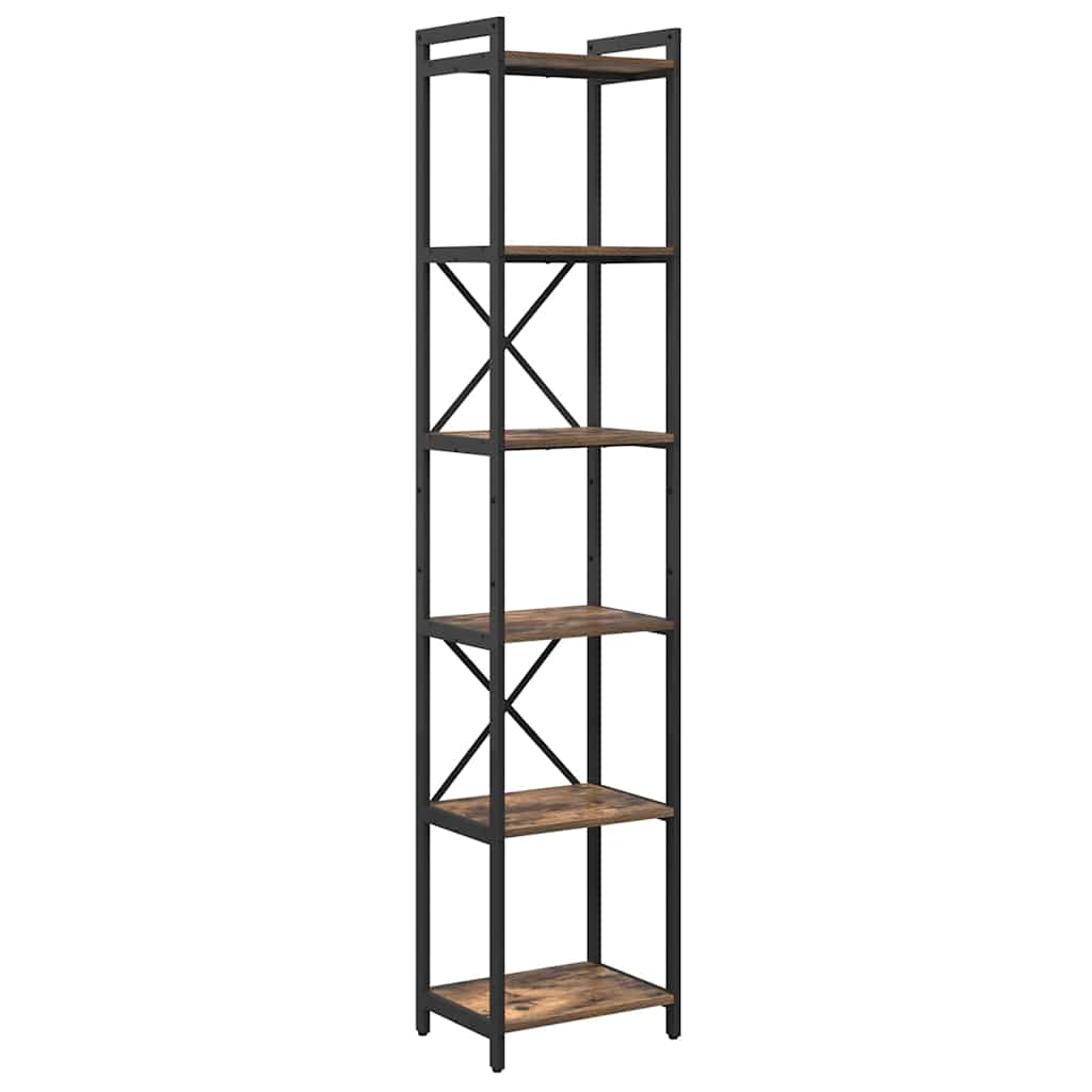 Libreria Rovere fumÃ© 40 x 30 x 189,5 cm Legno multistrato