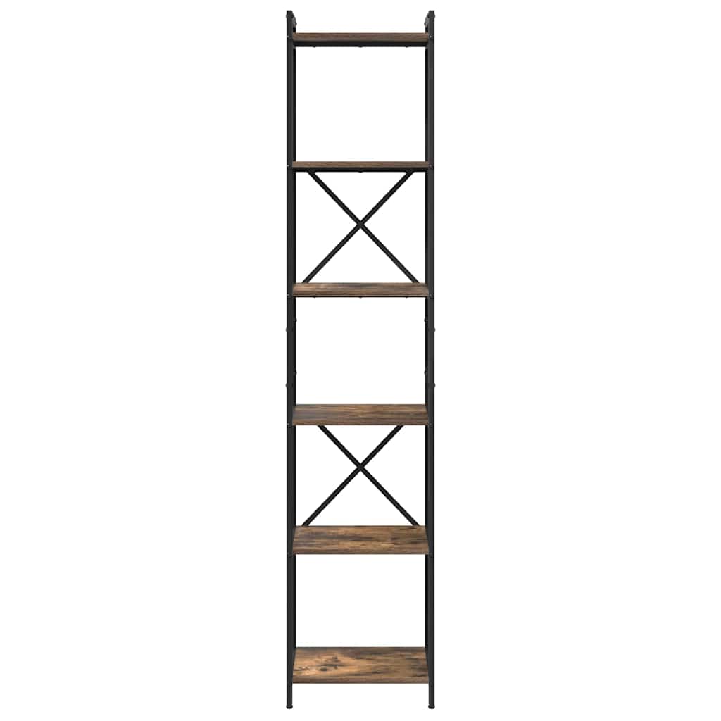Libreria Rovere fumÃ© 40 x 30 x 189,5 cm Legno multistrato