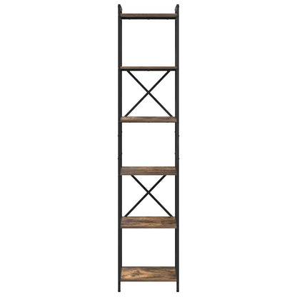 Libreria Rovere fumÃ© 40 x 30 x 189,5 cm Legno multistrato
