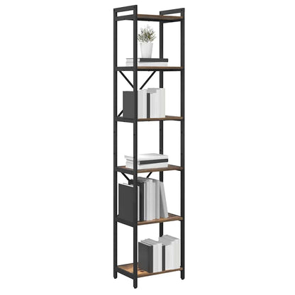 Libreria Rovere fumÃ© 40 x 30 x 189,5 cm Legno multistrato