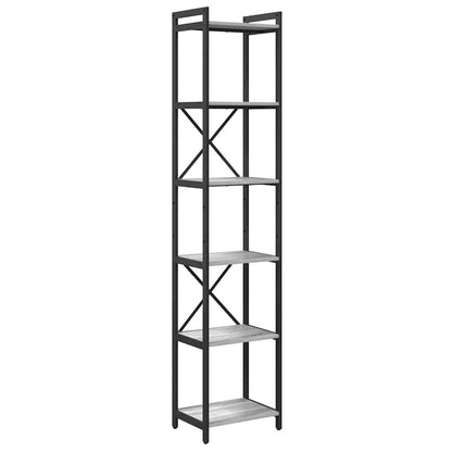 Libreria Grigio sonoma 40 x 30 x 189,5 cm Legno multistrato
