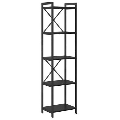 Libreria Rovere Nero 40 x 30 x 155 cm Legno multistrato