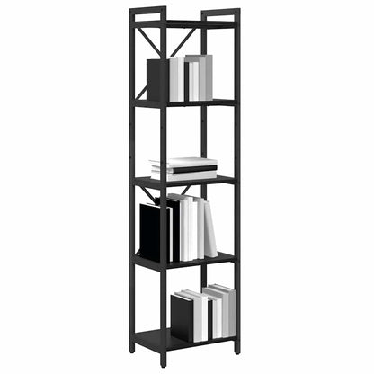 Libreria Rovere Nero 40 x 30 x 155 cm Legno multistrato