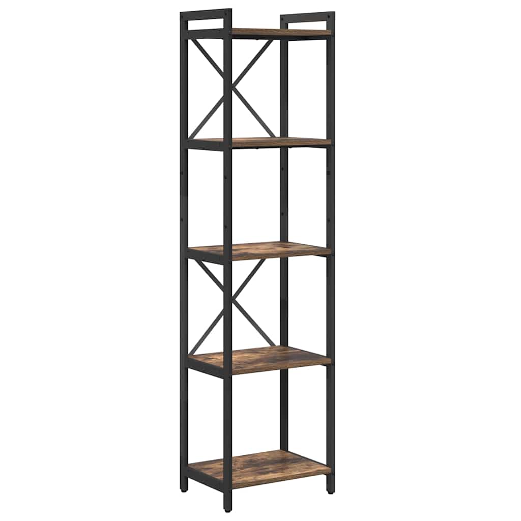 Libreria Rovere fumÃ© 40 x 30 x 155 cm Legno multistrato