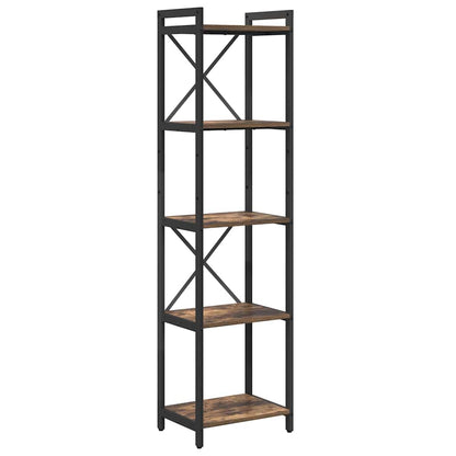 Libreria Rovere fumÃ© 40 x 30 x 155 cm Legno multistrato