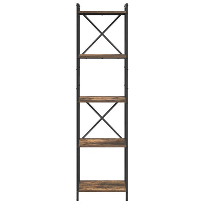 Libreria Rovere fumÃ© 40 x 30 x 155 cm Legno multistrato