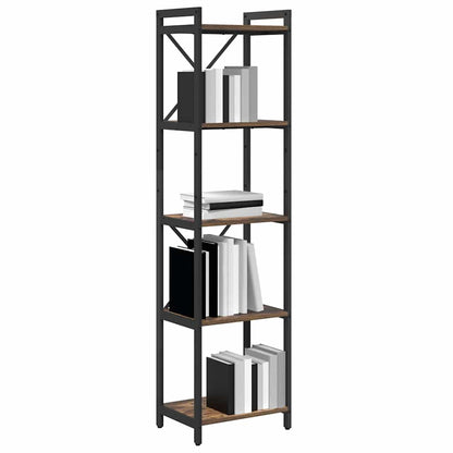 Libreria Rovere fumÃ© 40 x 30 x 155 cm Legno multistrato