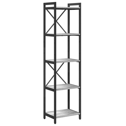 Libreria Grigio sonoma 40 x 30 x 155 cm Legno multistrato