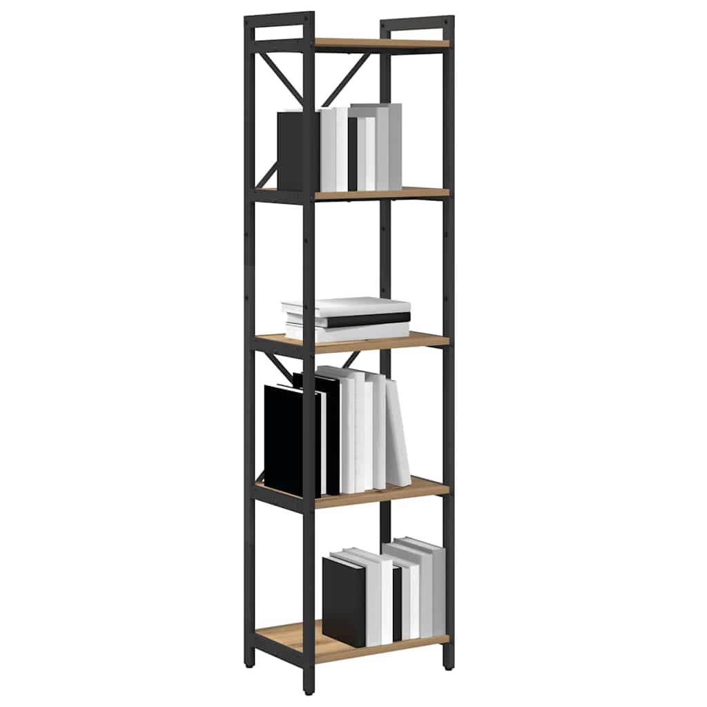 Libreria Rovere artigianale 40 x 30 x 155 cm Legno multistrato
