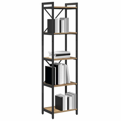 Libreria Rovere artigianale 40 x 30 x 155 cm Legno multistrato