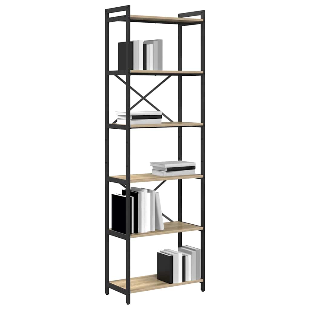Libreria Rovere Sonoma 60 x 30 x 189,5 cm Legno multistrato