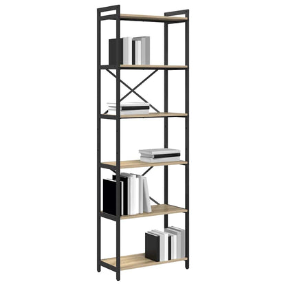 Libreria Rovere Sonoma 60 x 30 x 189,5 cm Legno multistrato