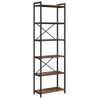 Libreria Rovere fumÃƒÂ© 60 x 30 x 189,5 cm Legno multistrato