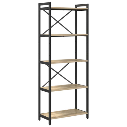 Libreria Rovere Sonoma 60 x 30 x 155 cm Legno multistrato