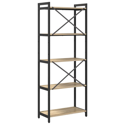 Libreria Rovere Sonoma 60 x 30 x 155 cm Legno multistrato