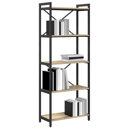 Libreria Rovere Sonoma 60 x 30 x 155 cm Legno multistrato
