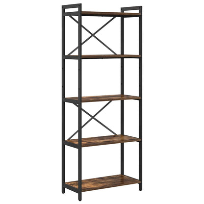 Libreria Rovere fumÃ© 60 x 30 x 155 cm Legno multistrato