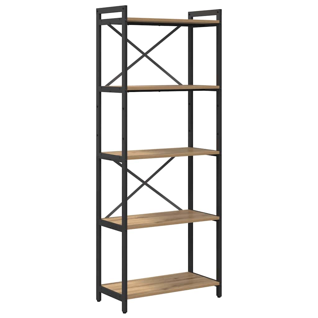 Libreria Rovere artigianale 60 x 30 x 155 cm Legno multistrato